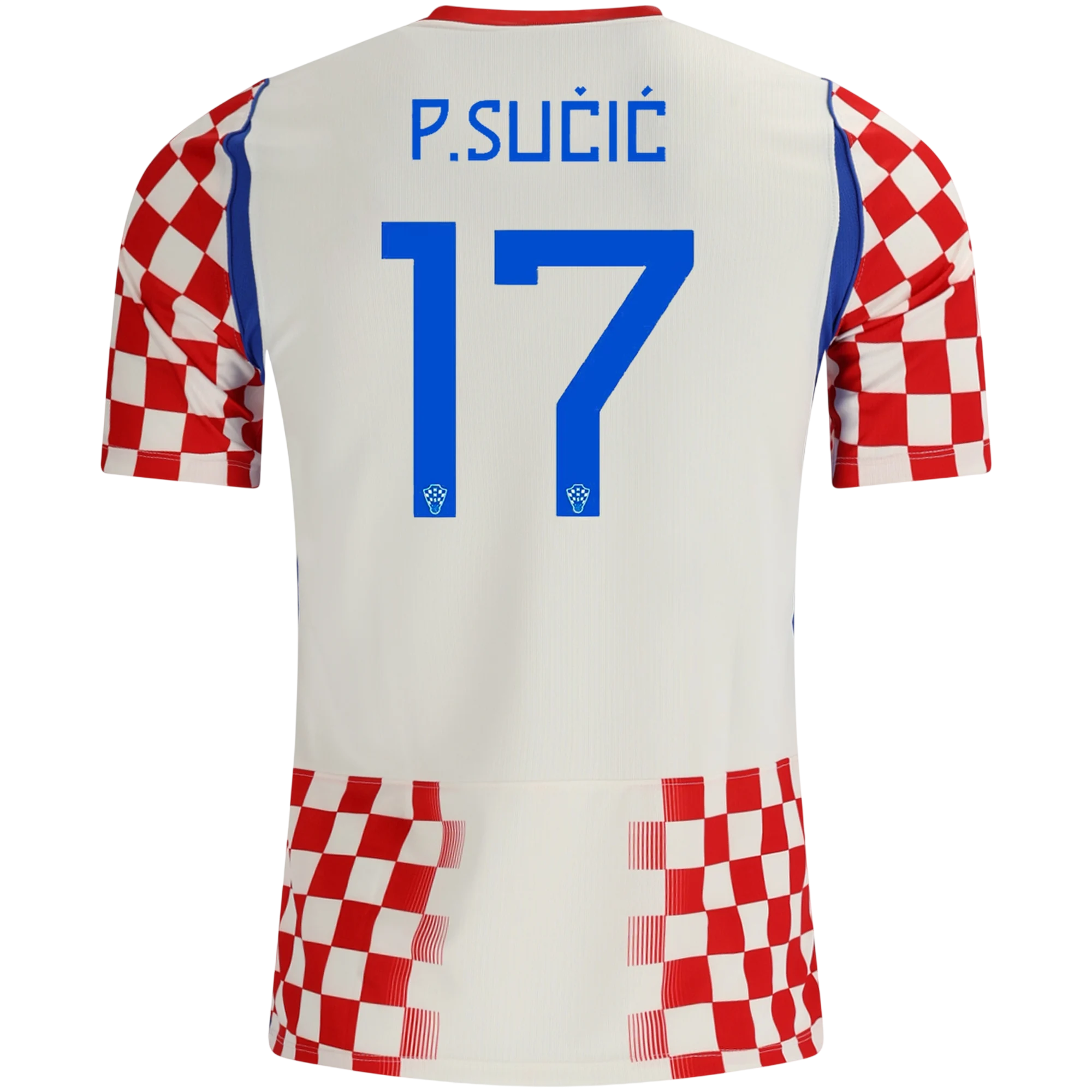 Croatia SUČIĆ #17 Home World Cup 2026 Jersey Red & White Men's