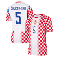 Croatia ĆALETA-CAR #5 Home World Cup 2026 Jersey Red & White Men's