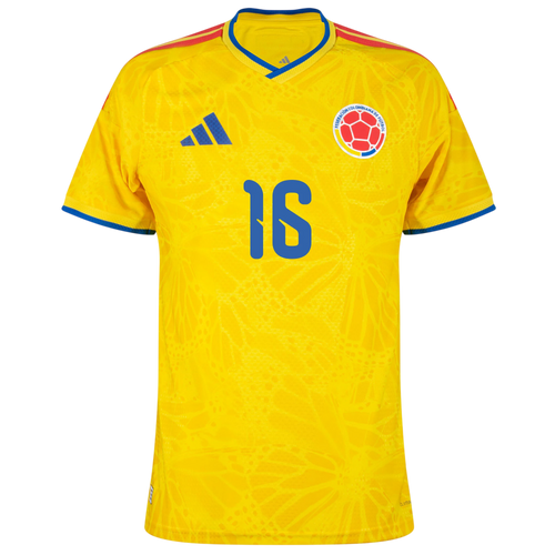 Colombia LERMA #16 Home World Cup 2026 Jersey Player's Version Yellow Men's