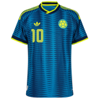 Colombia JAMES #10 Away World Cup 2026 Jersey Player's Version Blue Men's