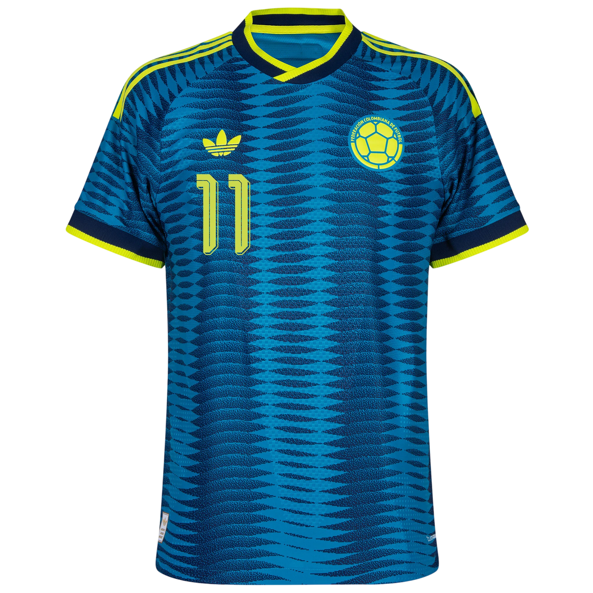 Colombia ASPRILLA #11 Away World Cup 2026 Jersey Player's Version Blue Men's