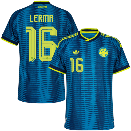 Colombia LERMA #16 Away World Cup 2026 Jersey Player's Version Blue Men's
