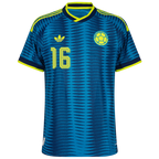 Colombia LERMA #16 Away World Cup 2026 Jersey Player's Version Blue Men's
