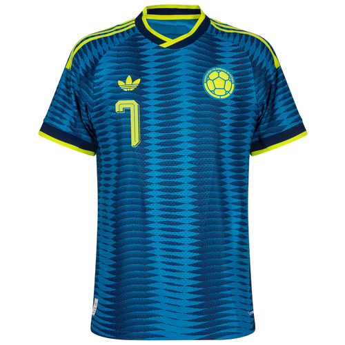 Colombia LUIS DIAZ #7 Away World Cup 2026 Jersey Player's Version Blue Men's