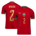 Morocco HAKIMI #2 Home World Cup 2026 Jersey Red Men's