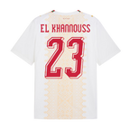 Morocco EL KHANNOUSS #23 Away World Cup 2026 Jersey White Men's
