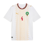Morocco AMRABAT #4 Away World Cup 2026 Jersey White Men's