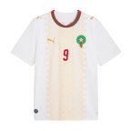Morocco RAHIMI #9 Away World Cup 2026 Jersey White Men's