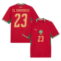 Morocco EL KHANNOUSS #23 Home World Cup 2026 Jersey Red Men's