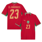 Morocco EL KHANNOUSS #23 Home World Cup 2026 Jersey Red Men's