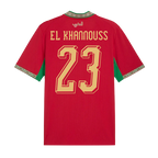 Morocco EL KHANNOUSS #23 Home World Cup 2026 Jersey Red Men's