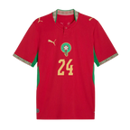 Morocco EL AYNAOUI #24 Home World Cup 2026 Jersey Red Men's