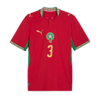 Morocco MAZRAOUI #3 Home World Cup 2026 Jersey Red Men's