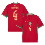 Morocco AMRABAT #4 Home World Cup 2026 Jersey Red Men's