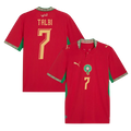 Morocco TALBI #7 Home World Cup 2026 Jersey Red Men's