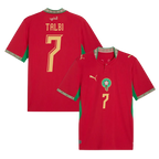 Morocco TALBI #7 Home World Cup 2026 Jersey Red Men's