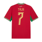 Morocco TALBI #7 Home World Cup 2026 Jersey Red Men's