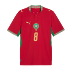 Morocco OUNAHI #8 Home World Cup 2026 Jersey Red Men's