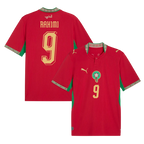 Morocco RAHIMI #9 Home World Cup 2026 Jersey Red Men's