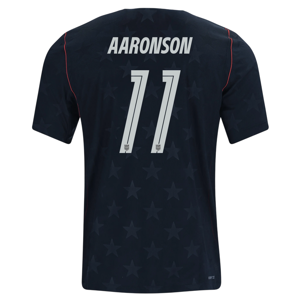 USA AARONSON #11 Away World Cup 2026 Jersey Black Men's