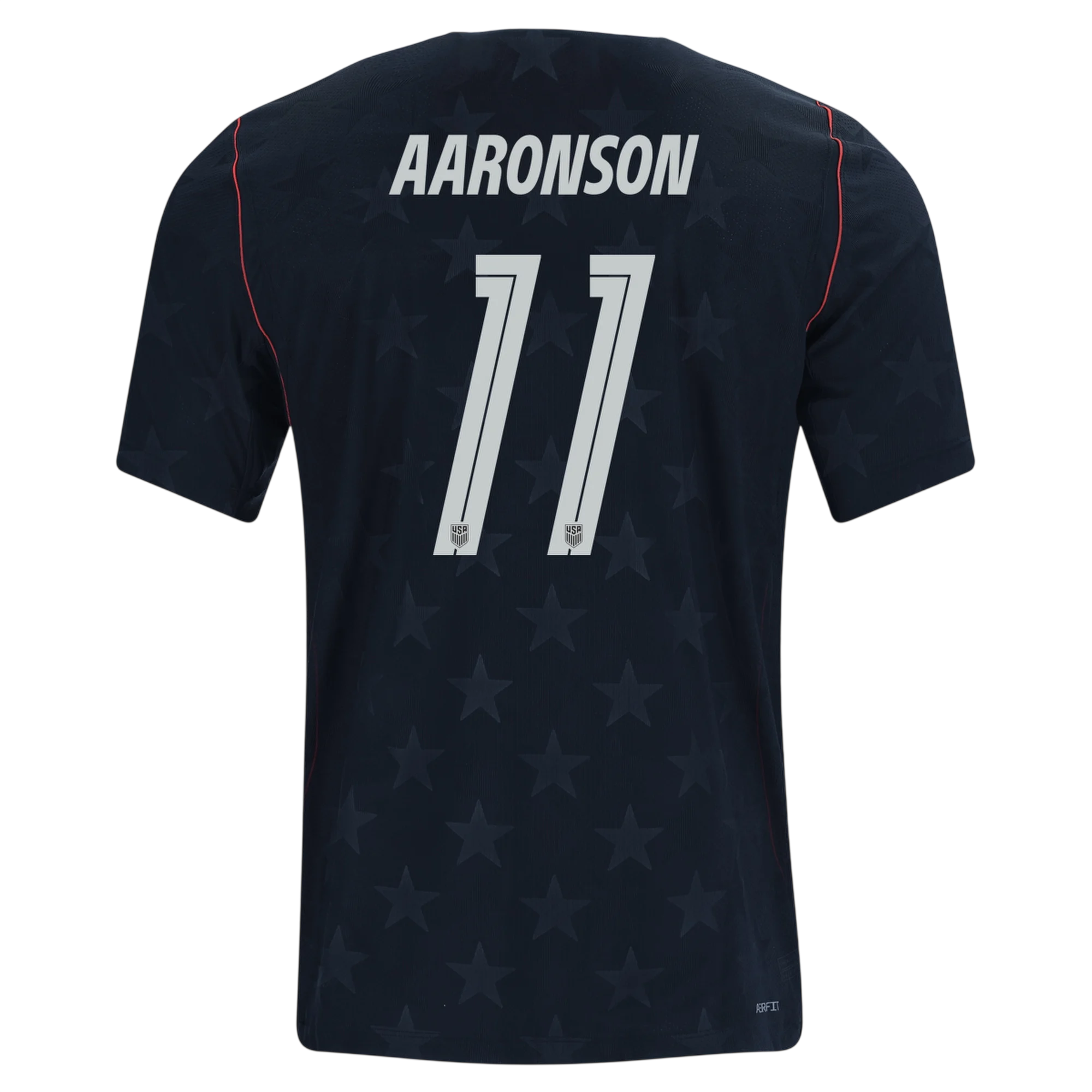 USA AARONSON #11 Away World Cup 2026 Jersey Black Men's