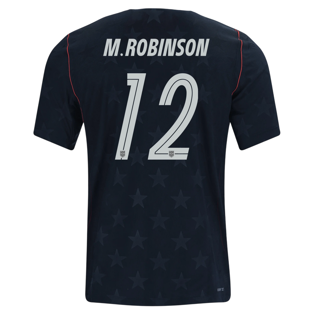 USA M. ROBINSON #12 Away World Cup 2026 Jersey Black Men's