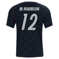 USA M. ROBINSON #12 Away World Cup 2026 Jersey Black Men's