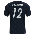 USA M. ROBINSON #12 Away World Cup 2026 Jersey Black Men's