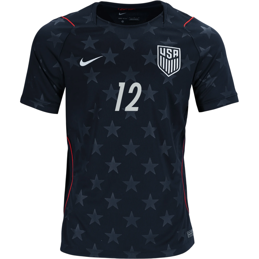 USA M. ROBINSON #12 Away World Cup 2026 Jersey Black Men's