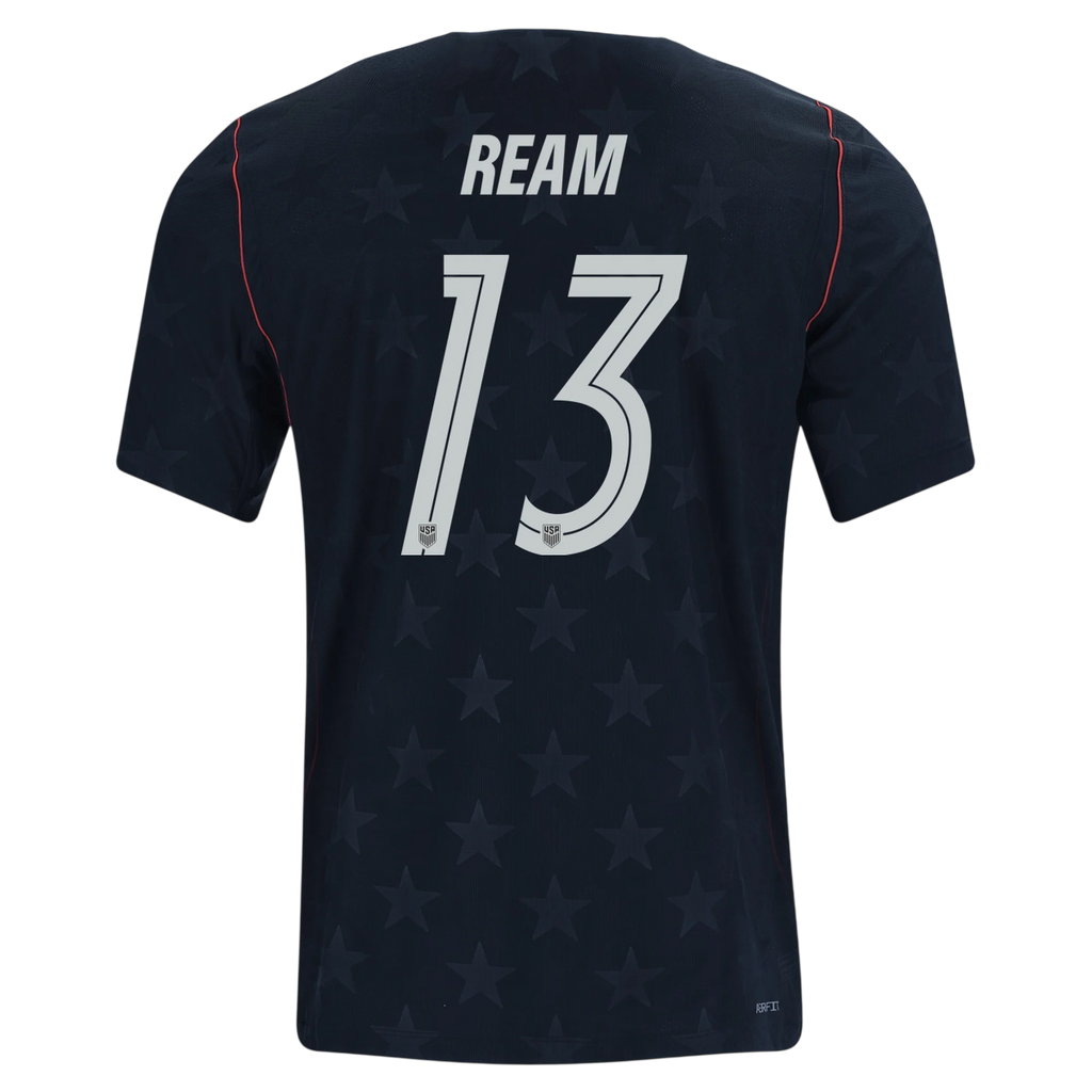 USA REAM #13 Away World Cup 2026 Jersey Black Men's