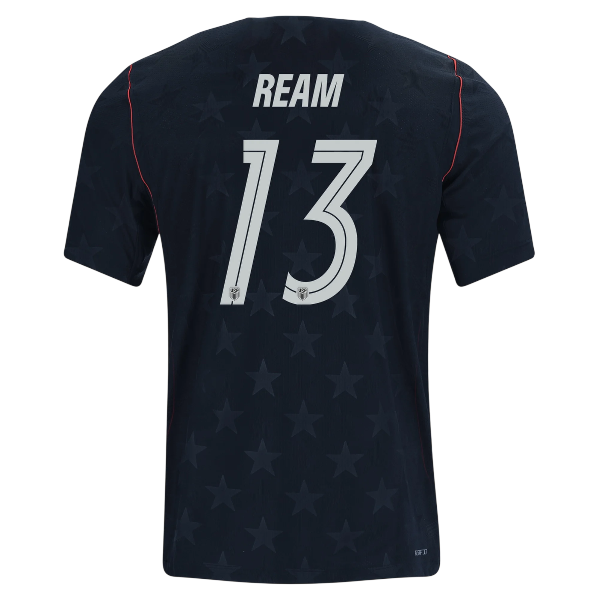 USA REAM #13 Away World Cup 2026 Jersey Black Men's