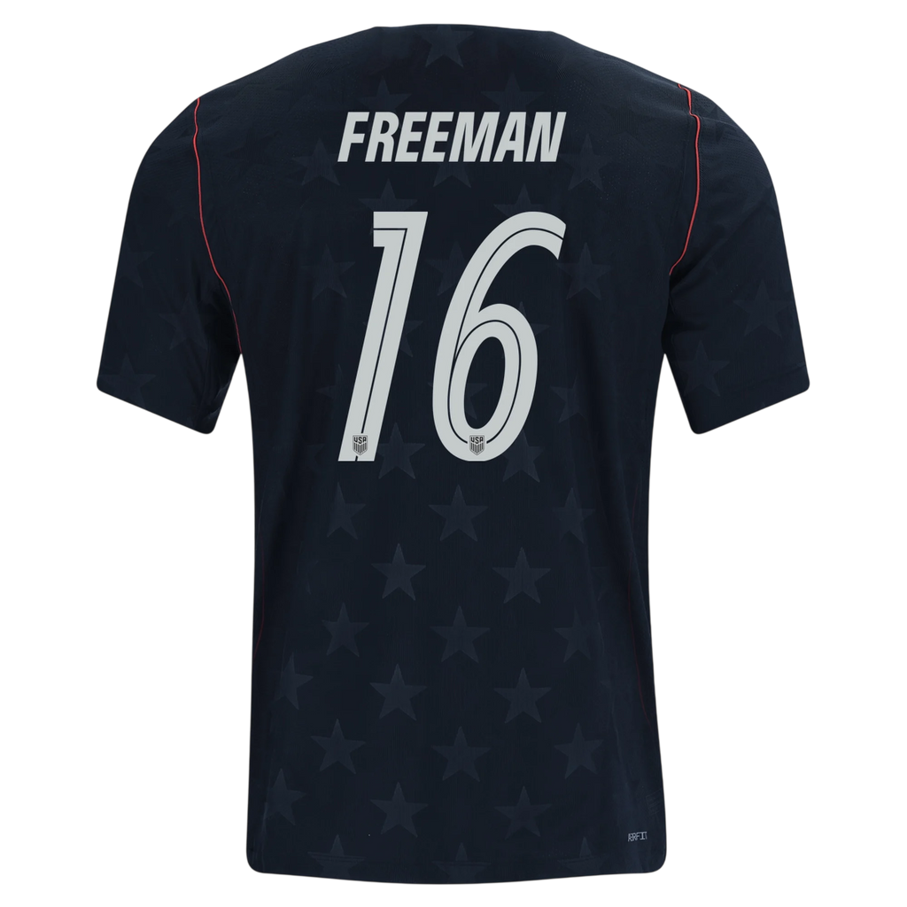 USA FREEMAN #16 Away World Cup 2026 Jersey Black Men's