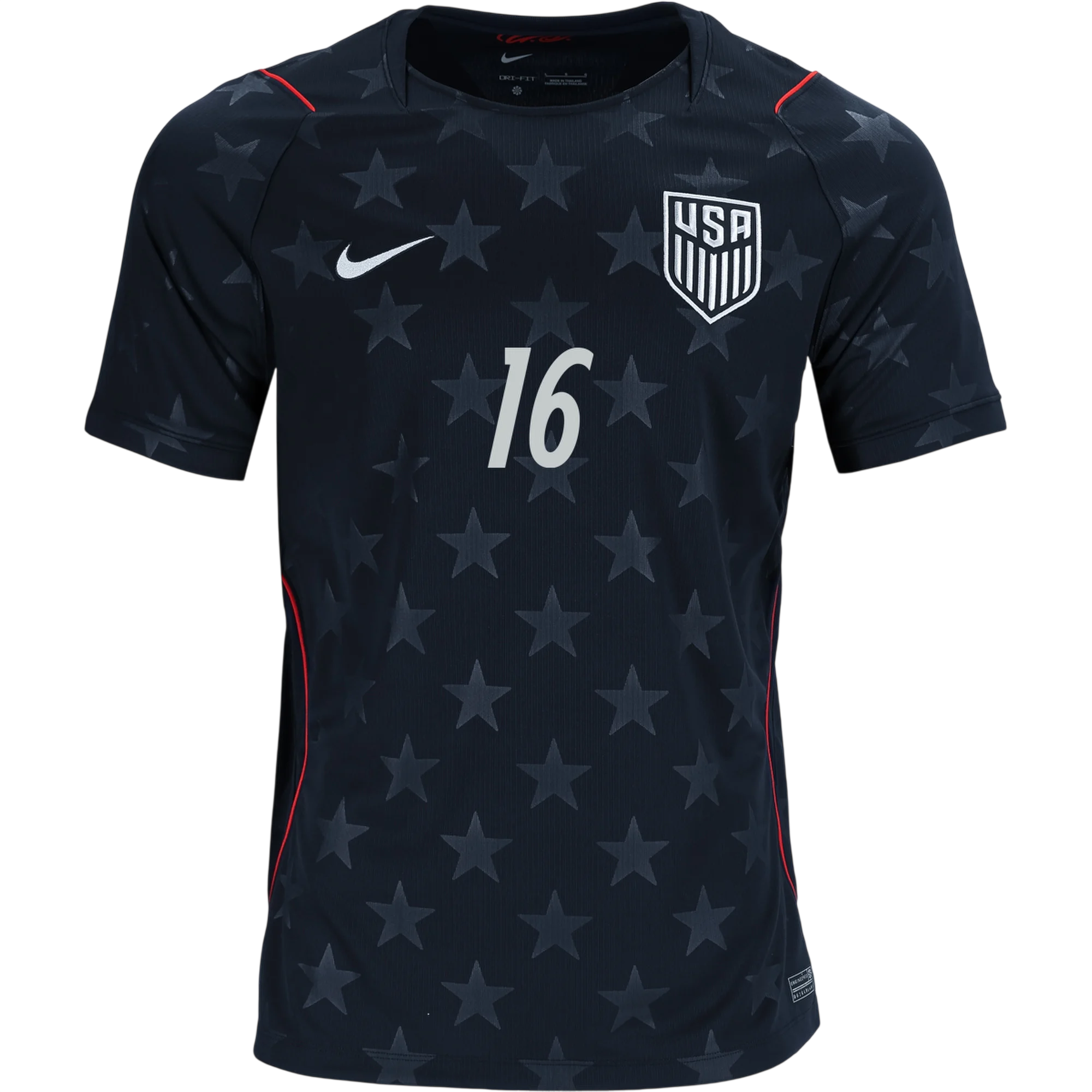 USA FREEMAN #16 Away World Cup 2026 Jersey Black Men's