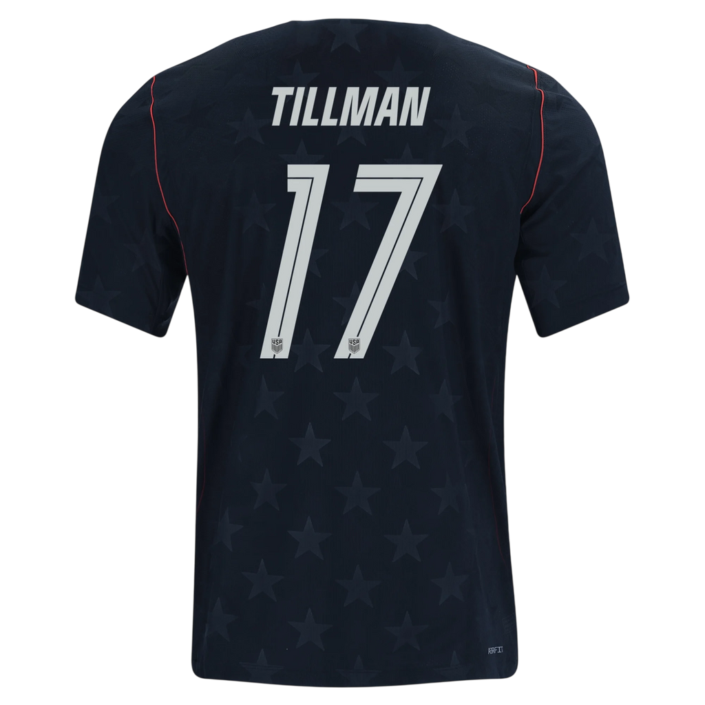 USA TILLMAN #17 Away World Cup 2026 Jersey Black Men's
