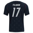 USA TILLMAN #17 Away World Cup 2026 Jersey Black Men's