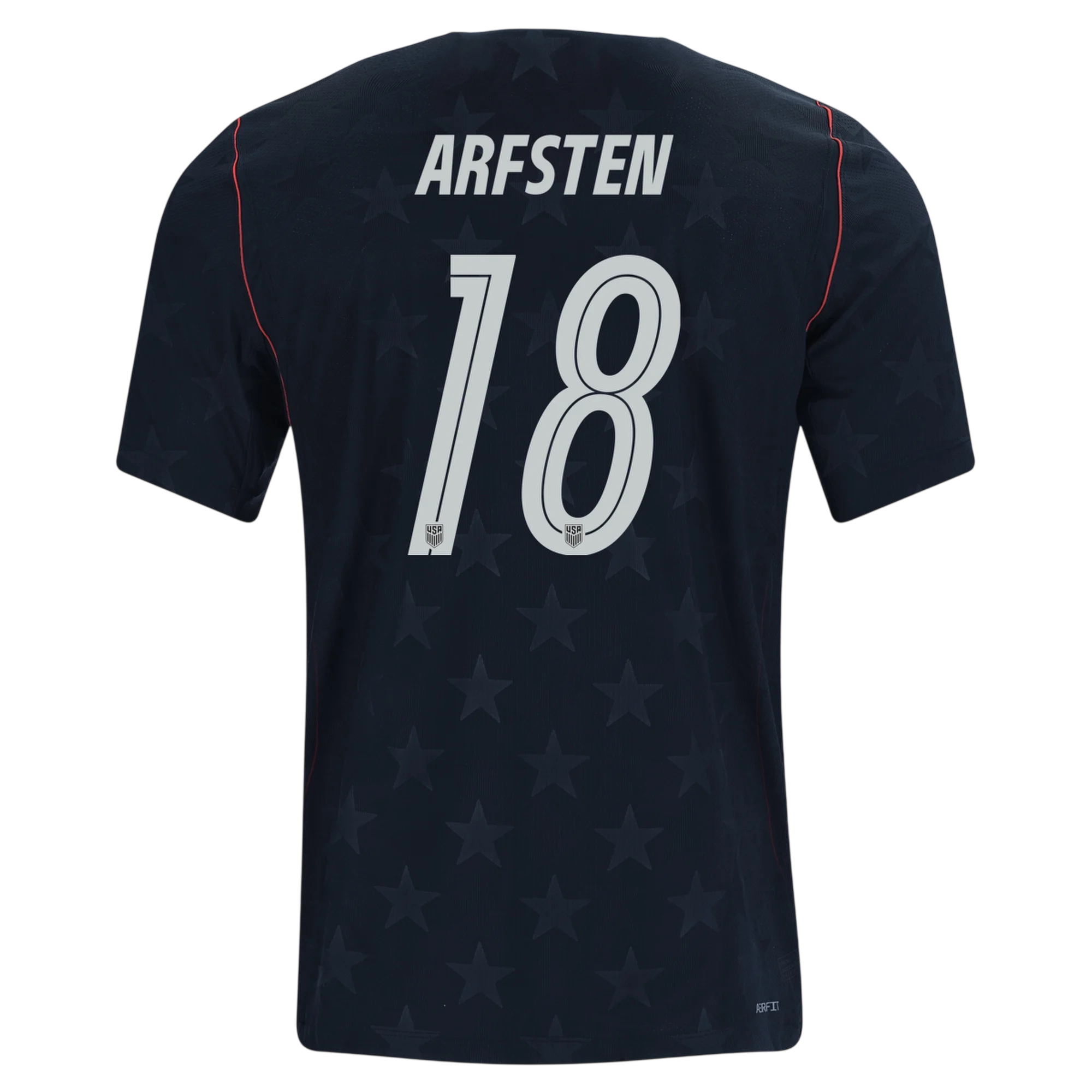 USA ARFSTEN #18 Away World Cup 2026 Jersey Black Men's