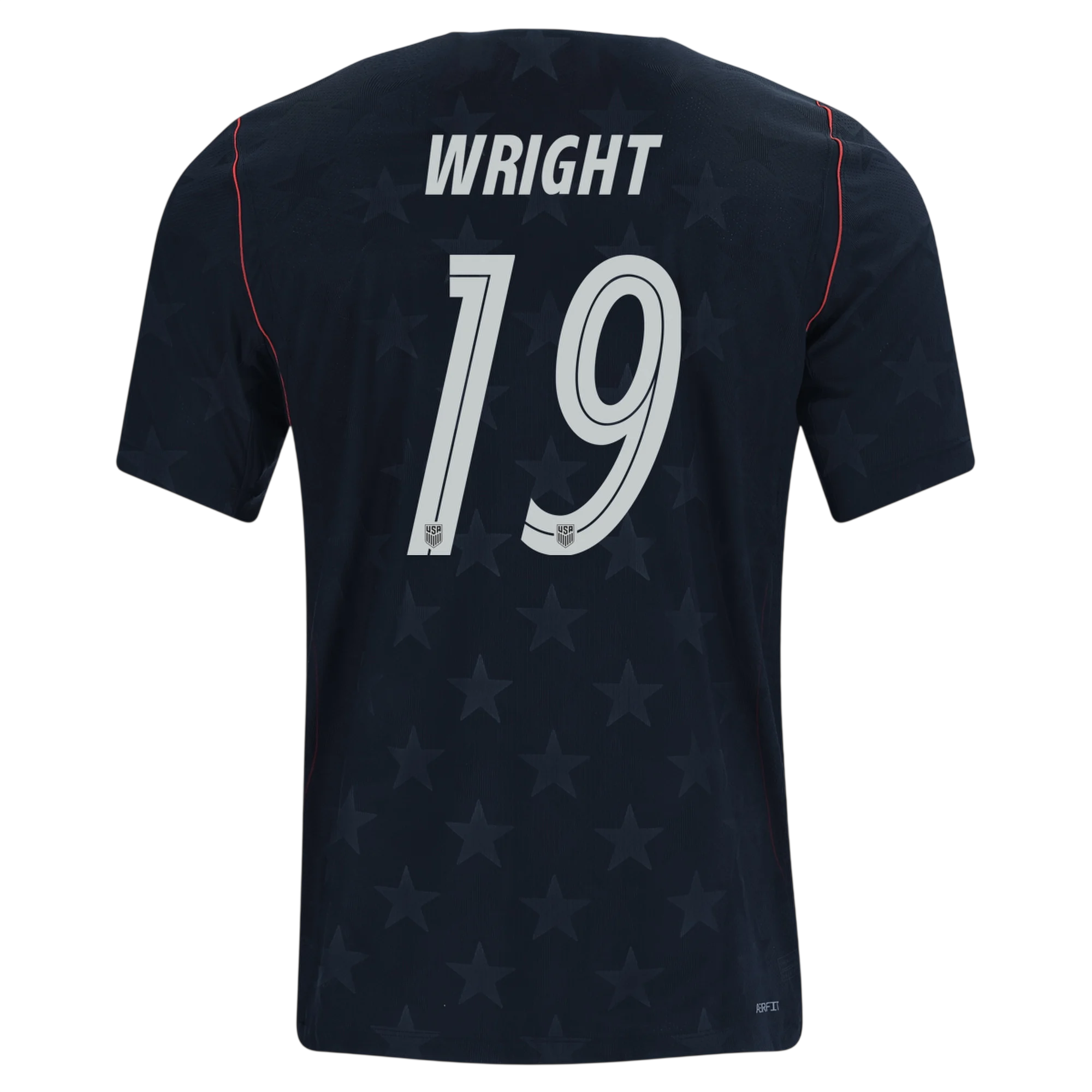 USA WRIGHT #19 Away World Cup 2026 Jersey Black Men's