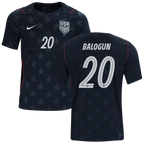 USA BALOGUN #20 Away World Cup 2026 Jersey Black Men's