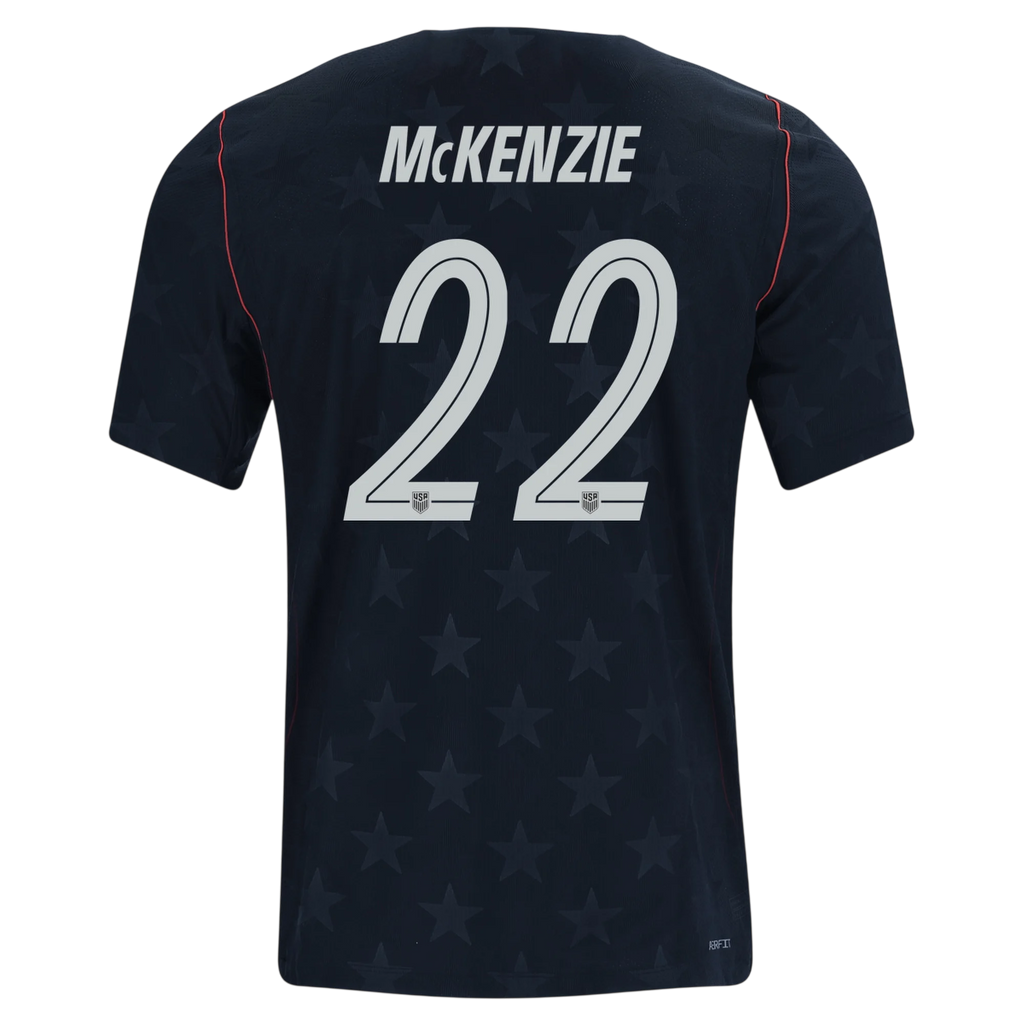 USA McKENZIE #22 Away World Cup 2026 Jersey Black Men's