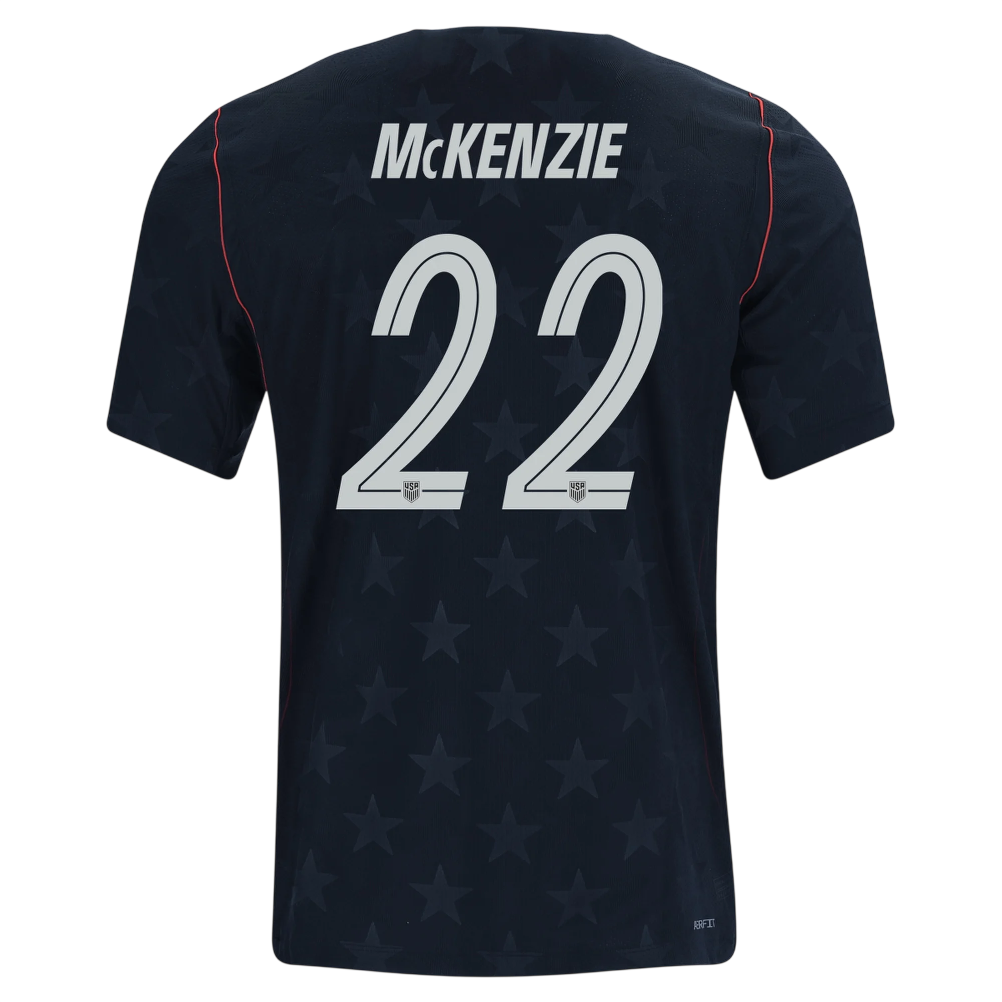USA McKENZIE #22 Away World Cup 2026 Jersey Black Men's