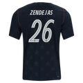 USA ZENDEJAS #26 Away World Cup 2026 Jersey Black Men's