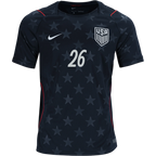 USA ZENDEJAS #26 Away World Cup 2026 Jersey Black Men's