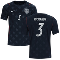 USA RICHARDS #3 Away World Cup 2026 Jersey Black Men's