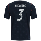 USA RICHARDS #3 Away World Cup 2026 Jersey Black Men's