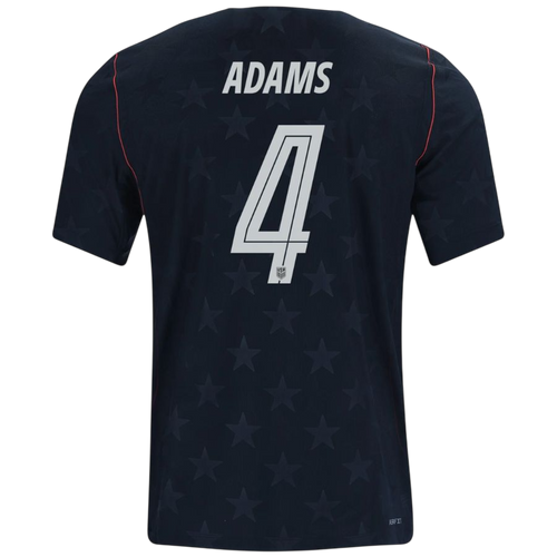 USA ADAMS #4 Away World Cup 2026 Jersey Black Men's