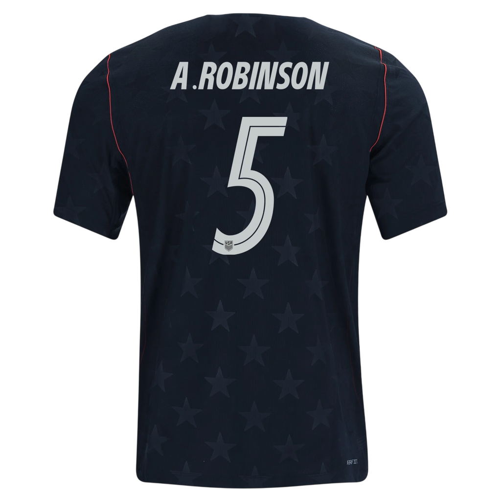 USA A. ROBINSON #5 Away World Cup 2026 Jersey Black Men's