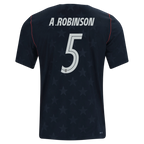 USA A. ROBINSON #5 Away World Cup 2026 Jersey Black Men's