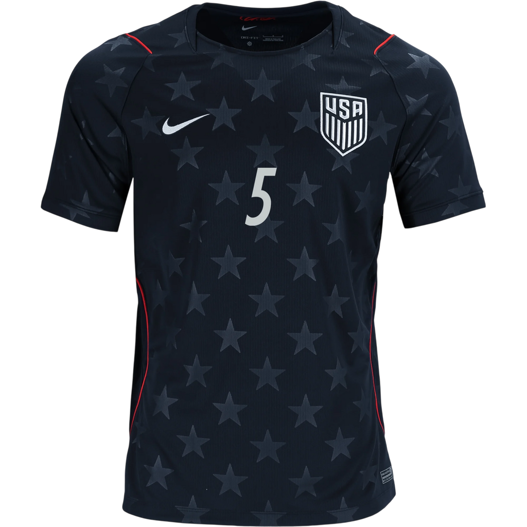 USA A. ROBINSON #5 Away World Cup 2026 Jersey Black Men's