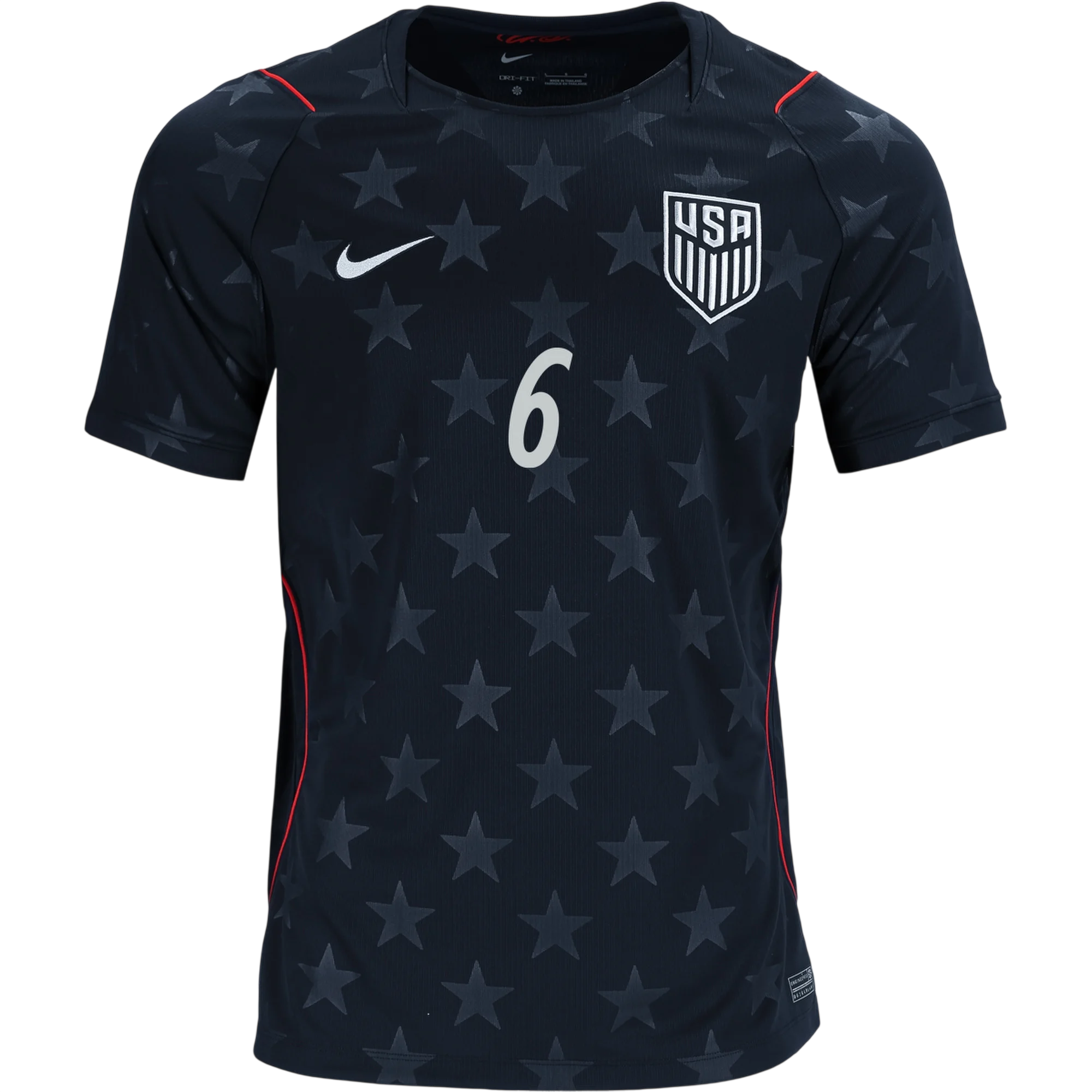USA TRUSTY #6 Away World Cup 2026 Jersey Black Men's