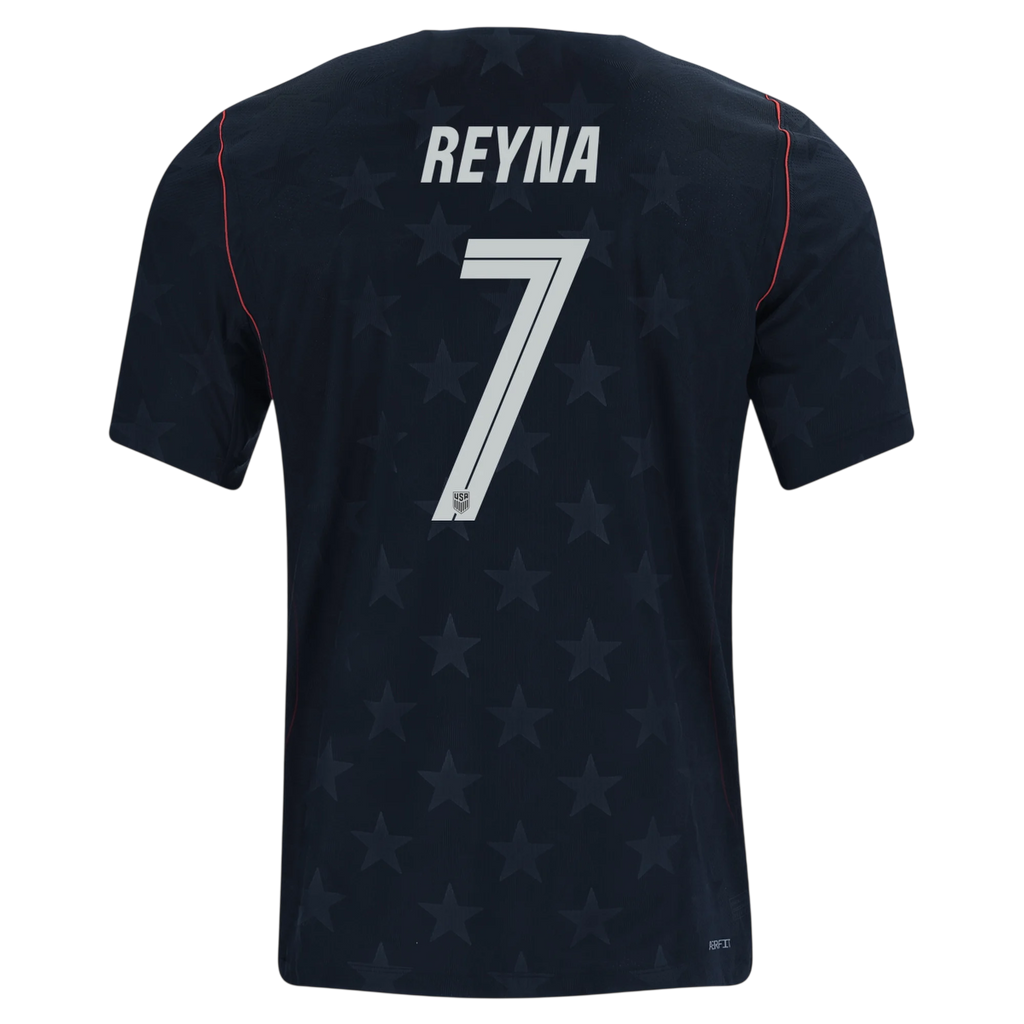 USA REYNA #7 Away World Cup 2026 Jersey Black Men's